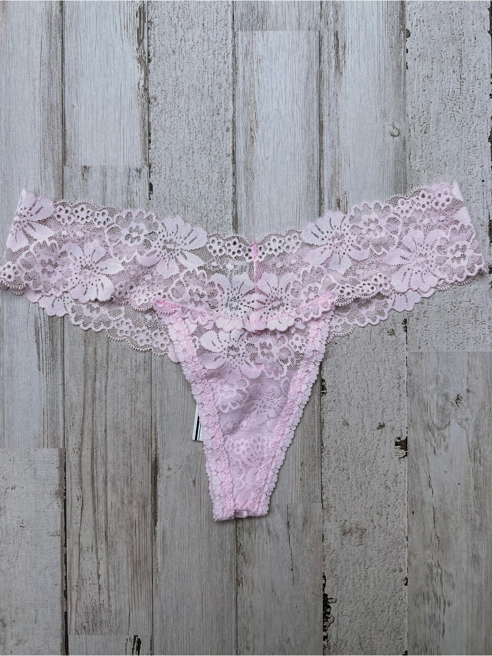 Victoria’s Secret Lace Thong Panty - Light Pink